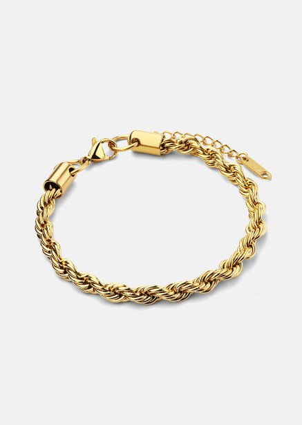 Armbånd Twistad Elegans - 18k Forgyldt