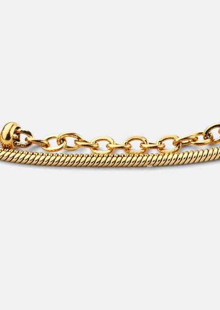 Armbånd Duo - 18k Forgyldt