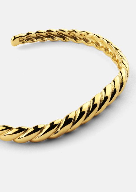 Armbånd Twist Glow - 18k Forgyldt