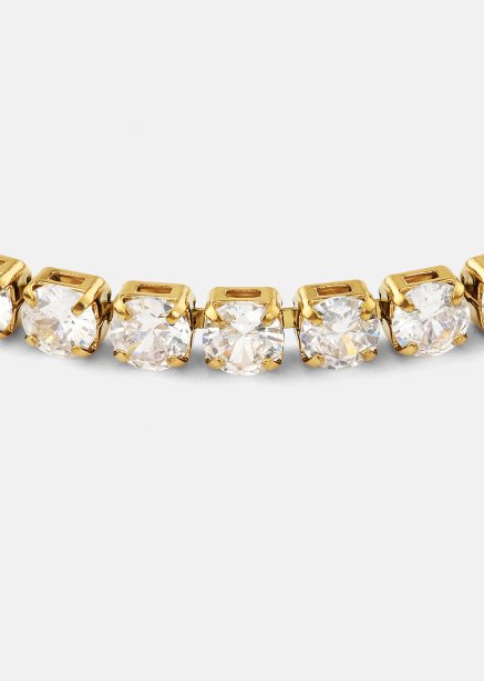 Armbånd Gloria Band 4mm - 18k Forgyldt