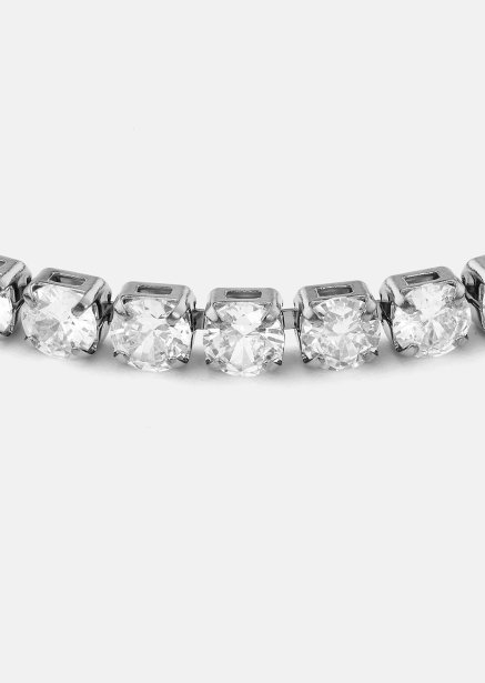 Armbånd Gloria Band 4 mm - Forsølvet