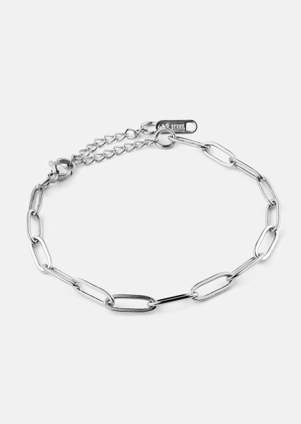 Luna Gold Chain Bracelet- Forsølvet