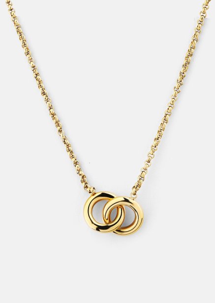 Halskæde Circle of Love - 18k Gold Plated