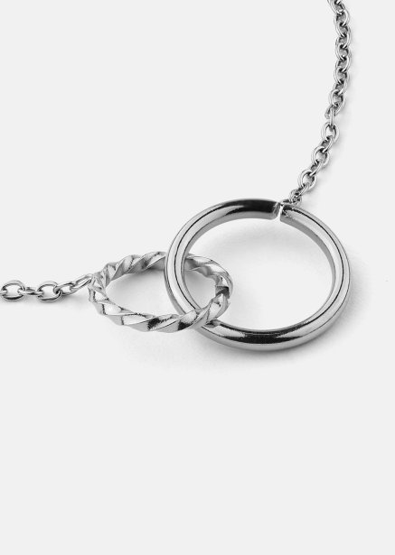 Armbånd Duo Rings - Forsølvet