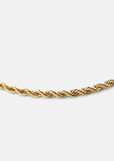 Armbånd Rope – 18k Forgyldt