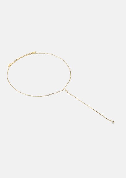 Halskæde Ocean Thread- 18k Forgyldt