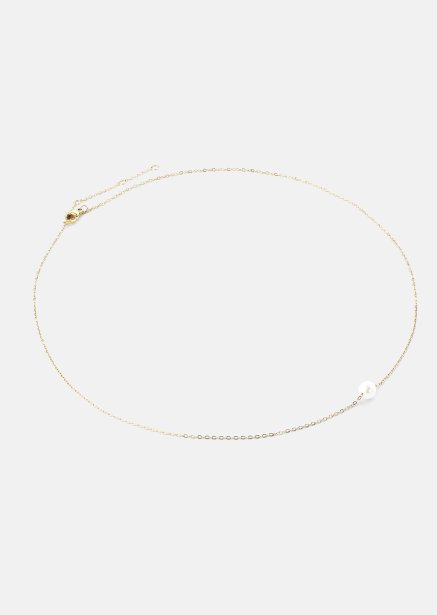 Halskæde Mini Pearl - 18k Forgyldt