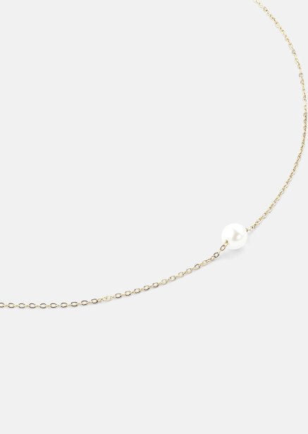 Halskæde Mini Pearl - 18k Forgyldt