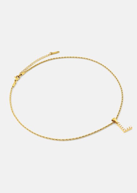 Amulet A-N Halskæde – 18k Forgyldt
