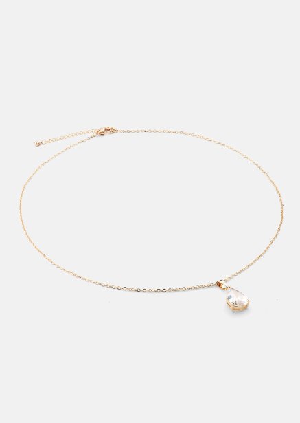 Halskæde Luna Teardrop - Rose Gold Plated