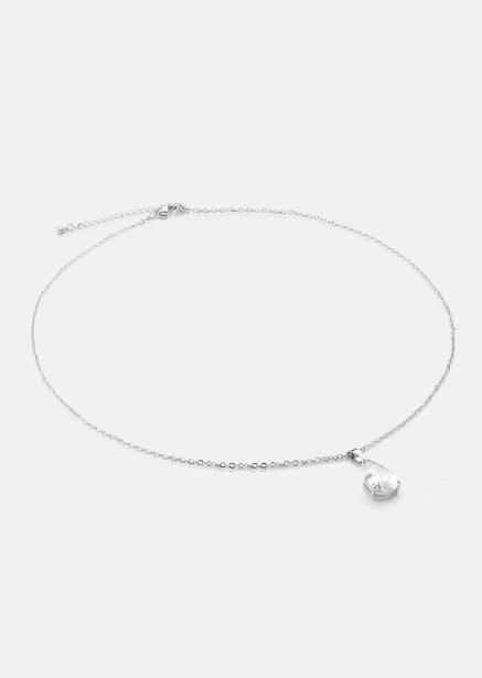 Halskæde Luna Teardrop - Silver Plated