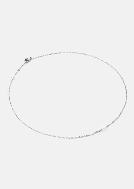 Halskæde Pearl Grace – Silver Plated
