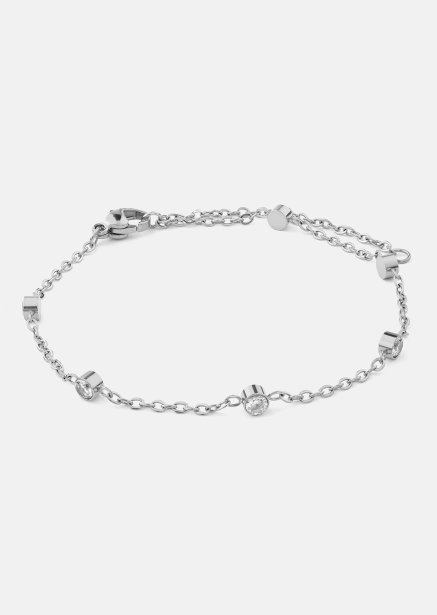 Armbånd Dainty Sparkle - Forsølvet