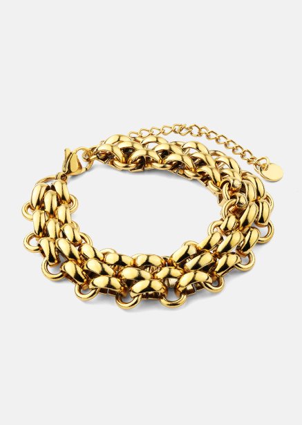 Armbånd Power Link - 18k Forgyldt