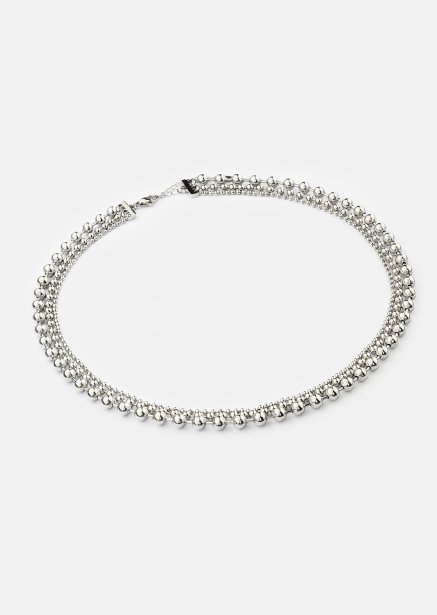 Halskæde Layered Shine – Forsølvet
