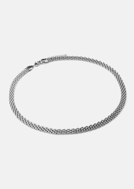 Halskæde Twilight Chain Choker – Forsølvet