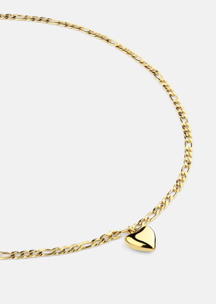 Halskæde Heart of Gold – 18k Forgyldt