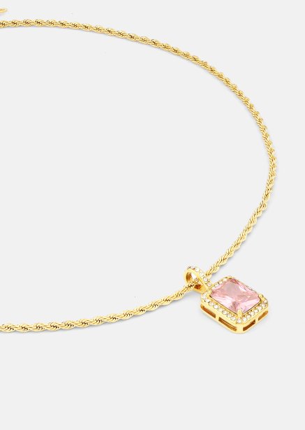Halskæde Rose Luxe - 18k Forgyldt