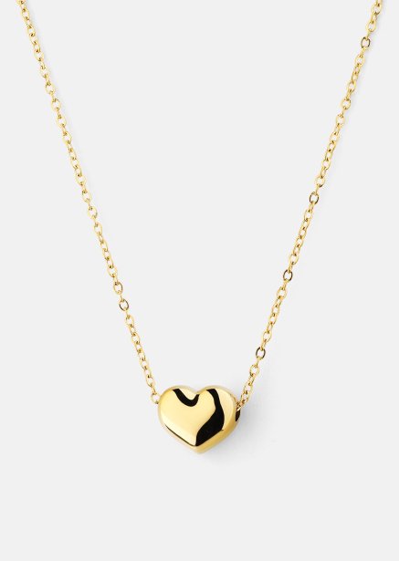 Halskæde Heart of Gold – 18k Forgyldt