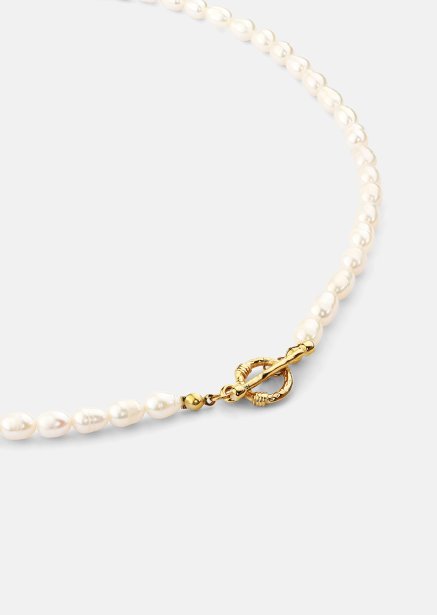 Halskæde Classic Pearl - 18k Forgyldt