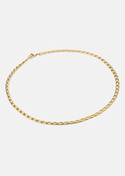 Halskæde Figaro Chain - 18k Forgyldt