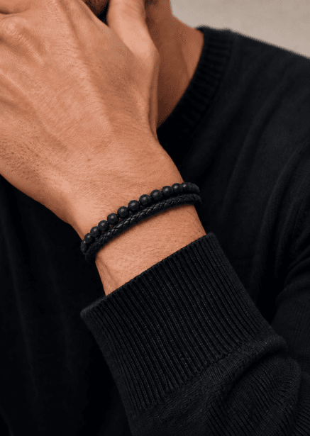 Læderarmbånd Shadow Embrace