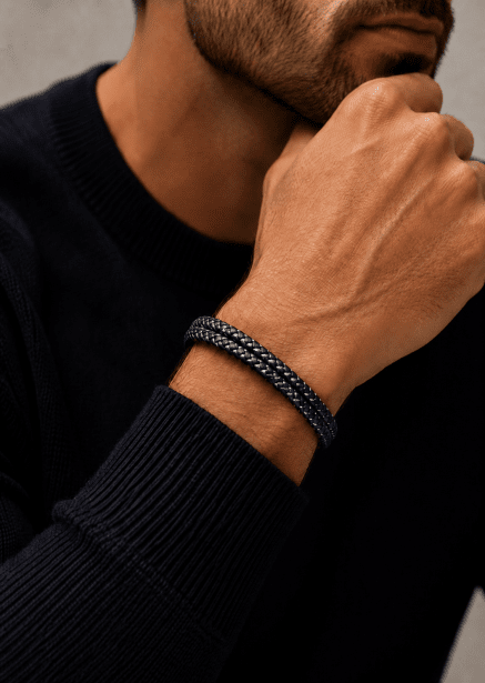 Læderarmbånd Silent Crest