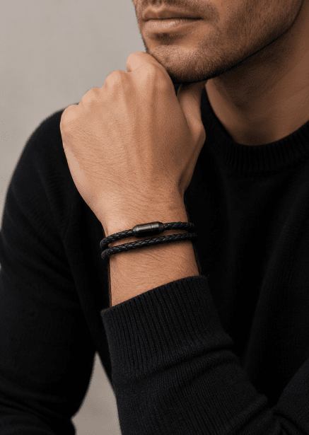 Læderarmbånd Vanguard Thread