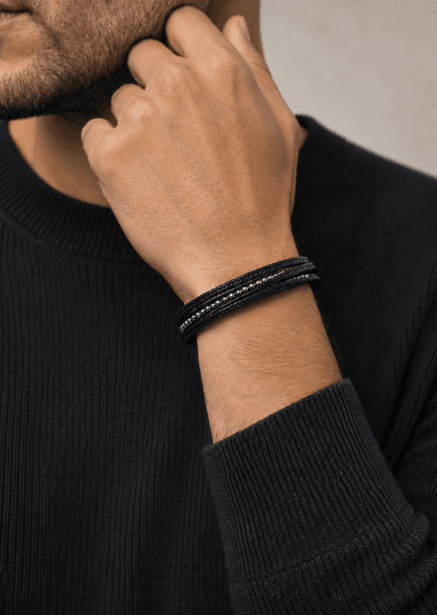 Læderarmbånd Vanguard Link