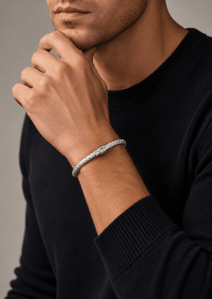 Læderarmbånd Noble Tangle