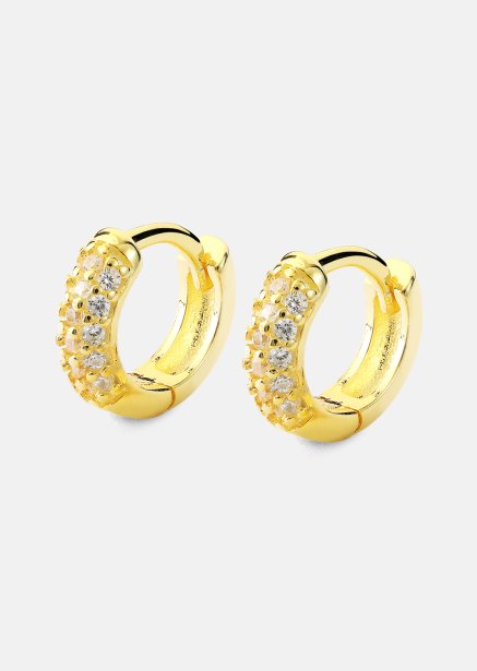 Ørering Shimmer Hoops - 18k Forgyldt