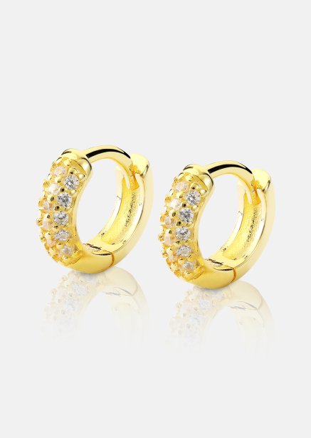 Ørering Shimmer Hoops - 18k Forgyldt