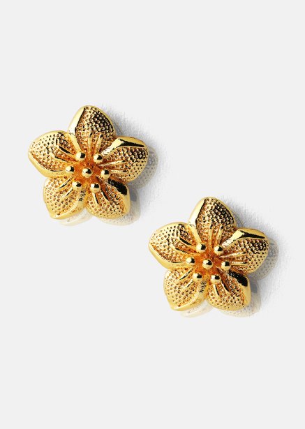 Ørering Flores - 18k Forgyldt