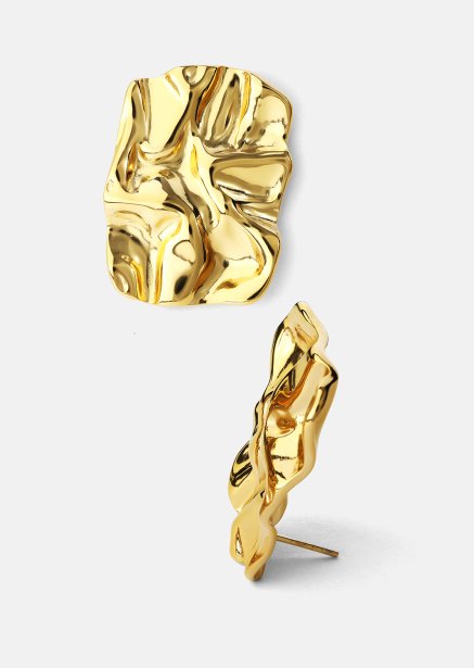 Ørering Lava - 18k Forgyldt