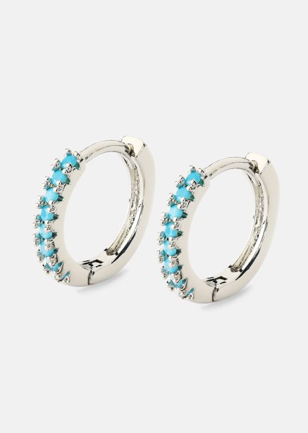 Ørering Aitana Blå - Silver Plated