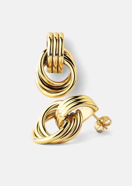 Ørering Unity Loop - 18k Forgyldt