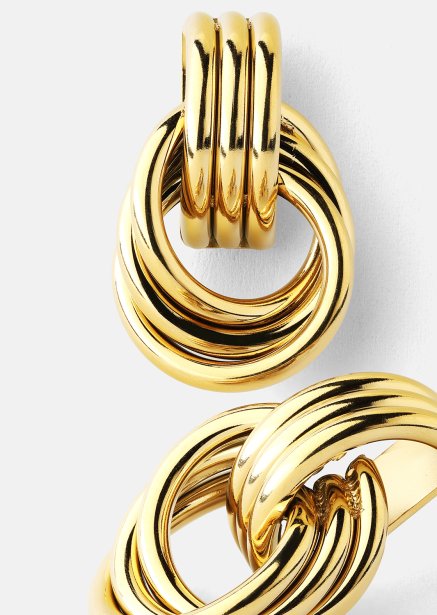 Ørering Unity Loop - 18k Forgyldt
