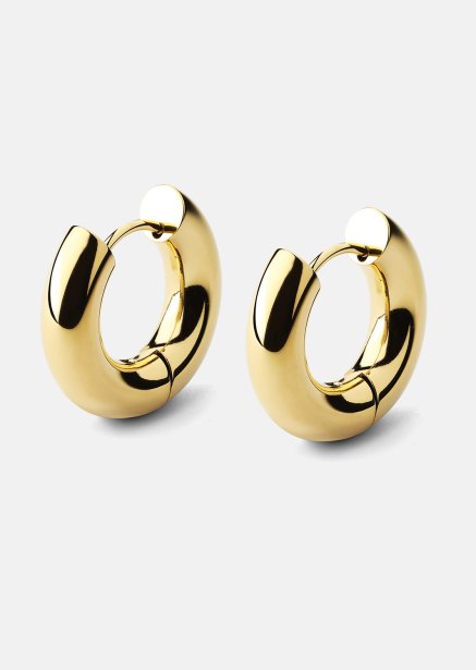 Øreringe Bold Glow – 18k Forgyldte