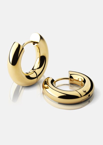 Øreringe Bold Glow – 18k Forgyldte