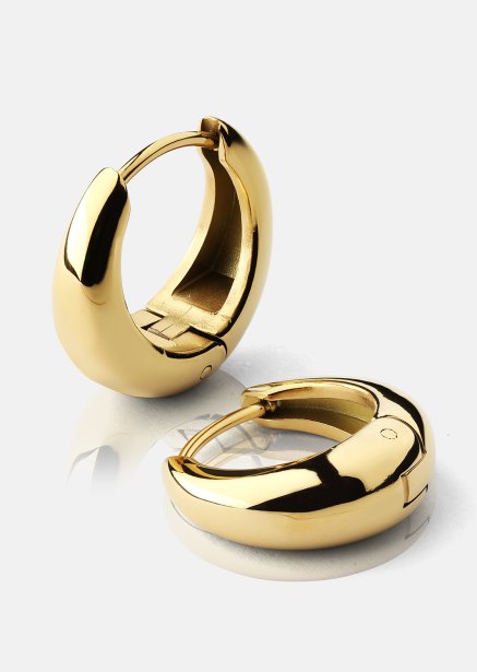 Øreringe Bold Mini – 18k Forgyldte