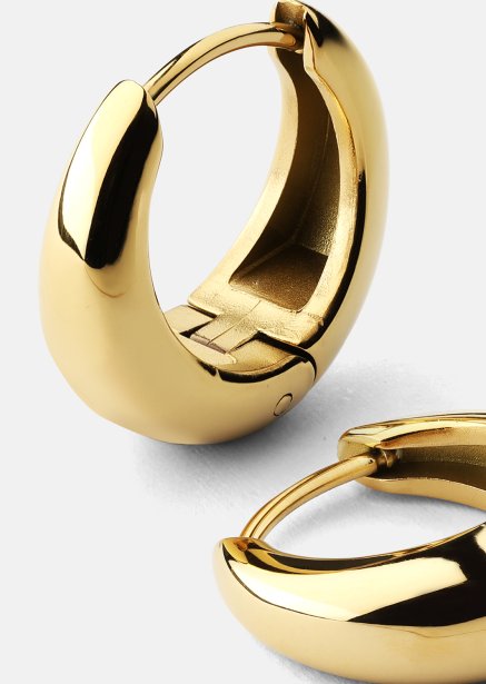 Øreringe Bold Mini – 18k Forgyldte