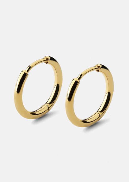 Ørering Creoler - 18k Forgyldt