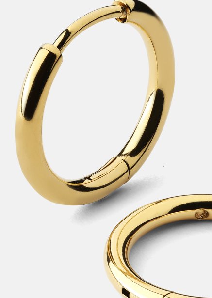 Ørering Creoler - 18k Forgyldt