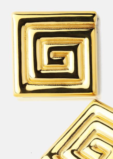 Ørering Geometric Glow - 18k Forgyldt