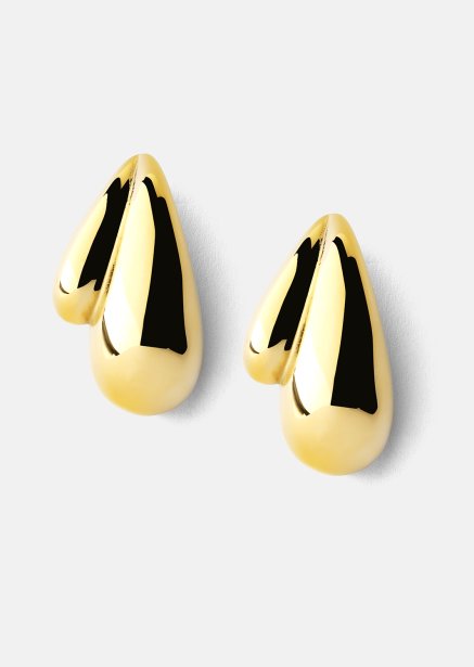 Øreringe Gilded Drop – 18k Forgyldte