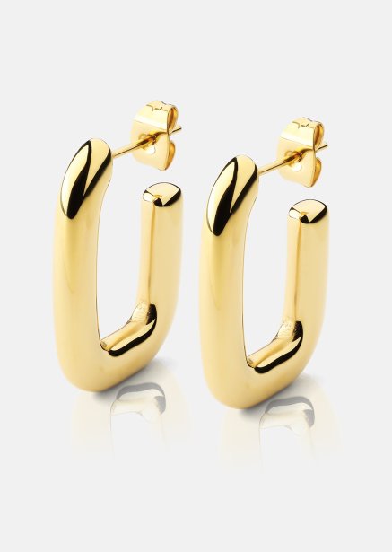 Ørering Golden Flow - 18k Forgyldt