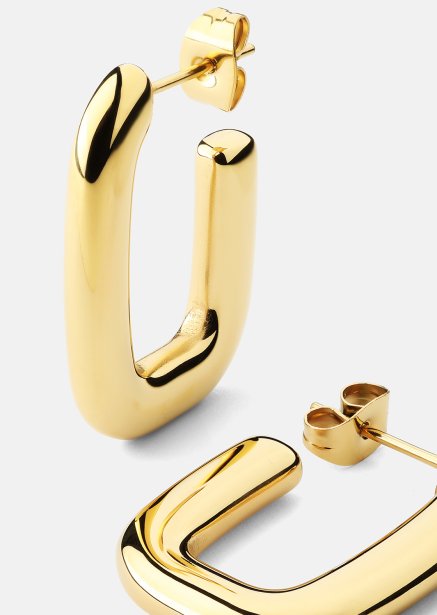 Ørering Golden Flow - 18k Forgyldt
