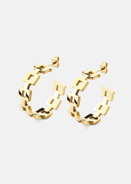 Ørering GeoHoops - 18k Forgyldt