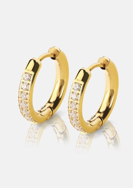 Øreringe Golden Spark – 18k Forgyldte