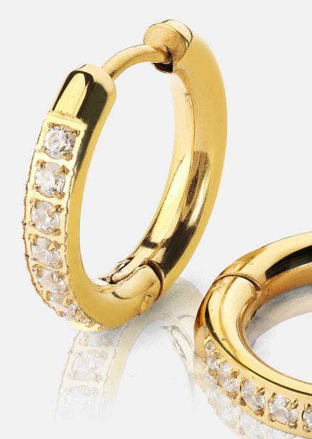Øreringe Golden Spark – 18k Forgyldte